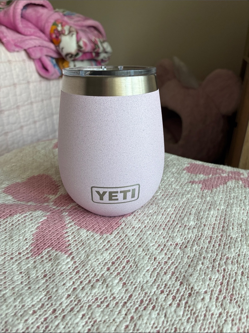 Yeti wine tumbler cherry blossom